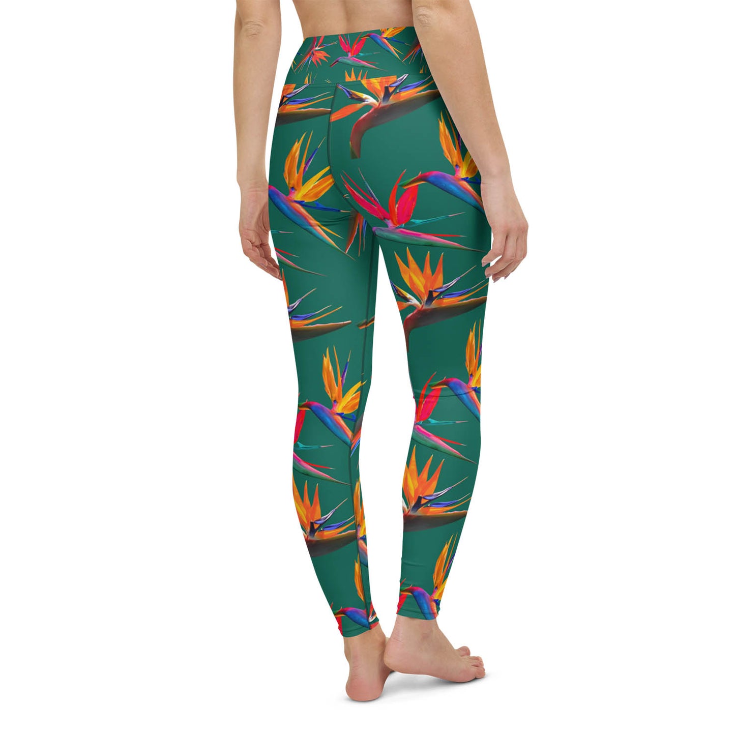 Birds of Paradise High Waisted Workout Leggings