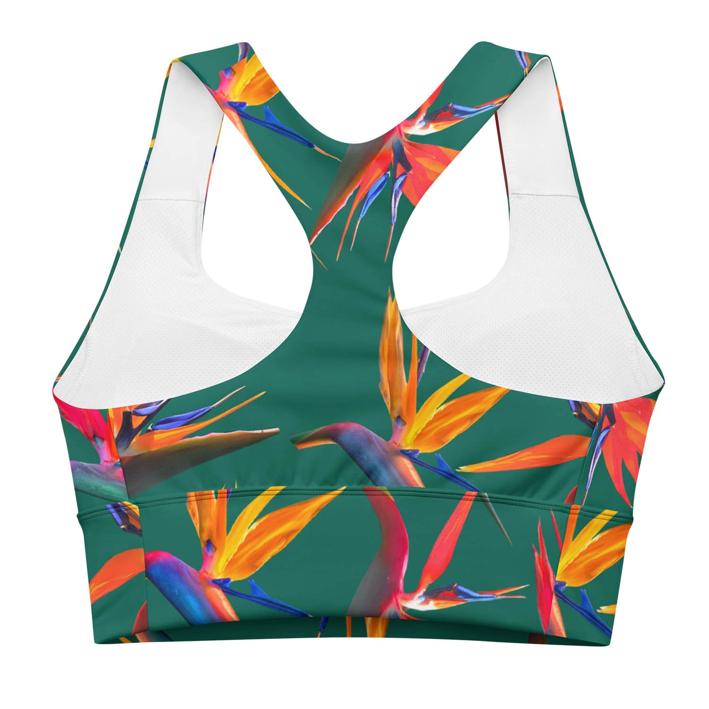 Birds of Paradise Longline Sports Bra (XS-3XL)