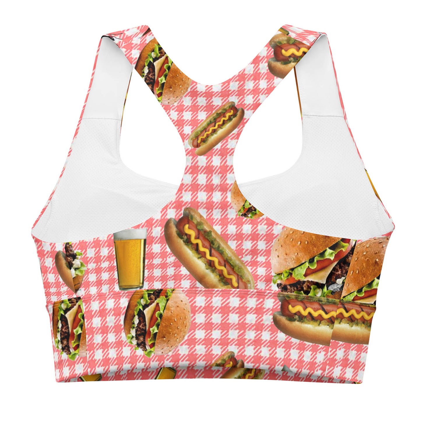 Picnic? Yass Hunny Longline Sports Bra (XS-3XL)