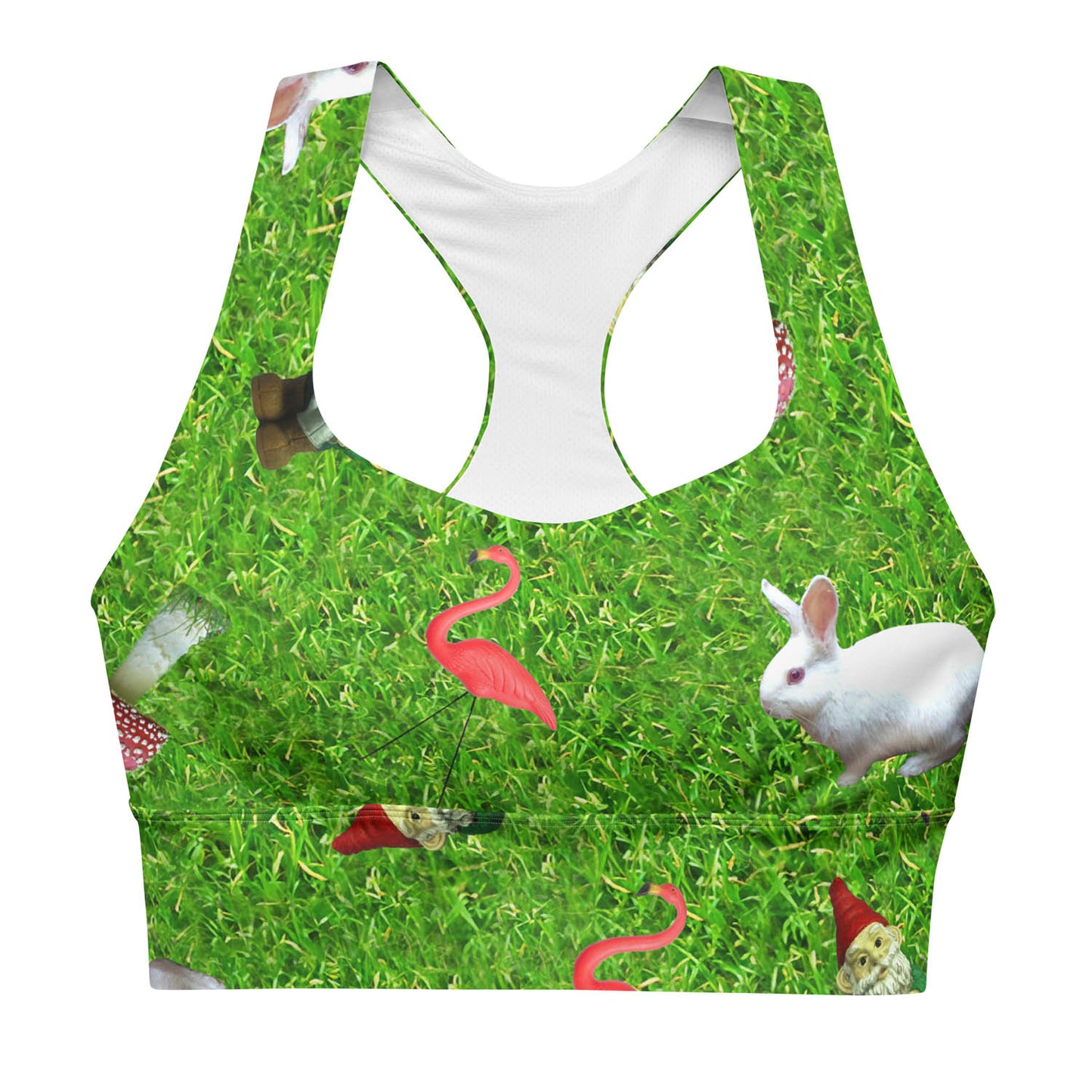 Life in the Garden Longline Sports Bra (XS-3XL)