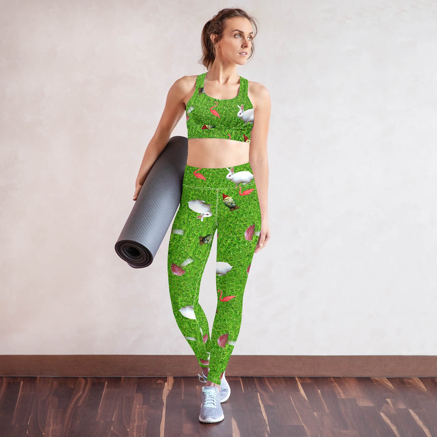 Life in the Garden High Waisted Workout Leggings