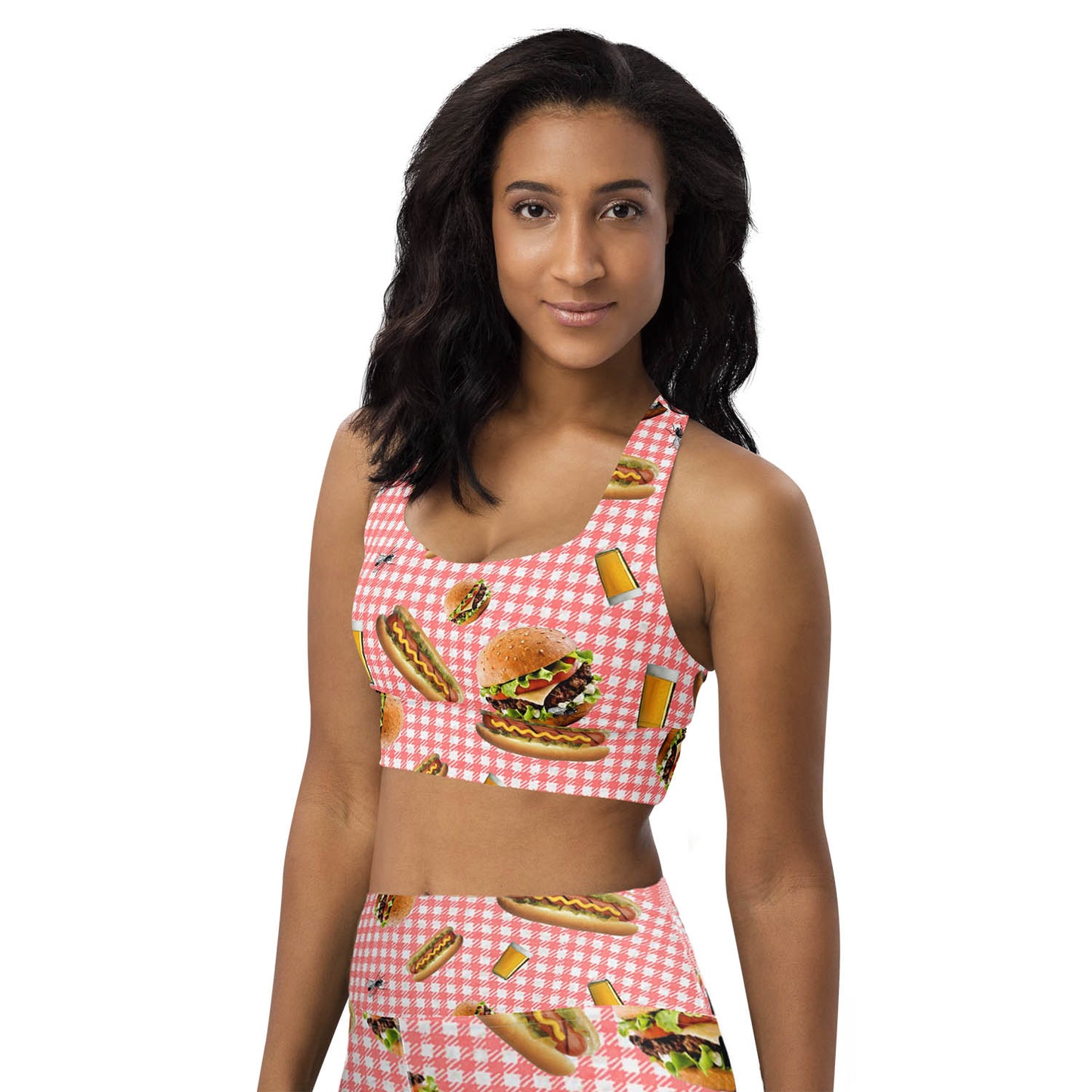 Picnic? Yass Hunny Longline Sports Bra (XS-3XL)