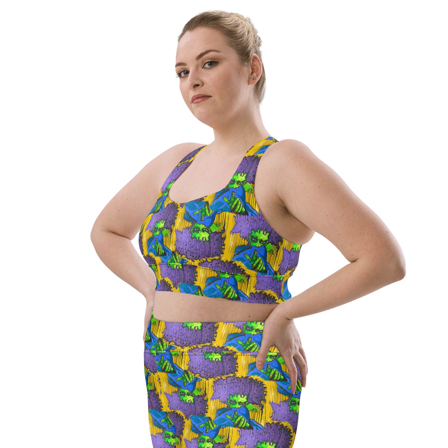 Medusa Longline sports bra