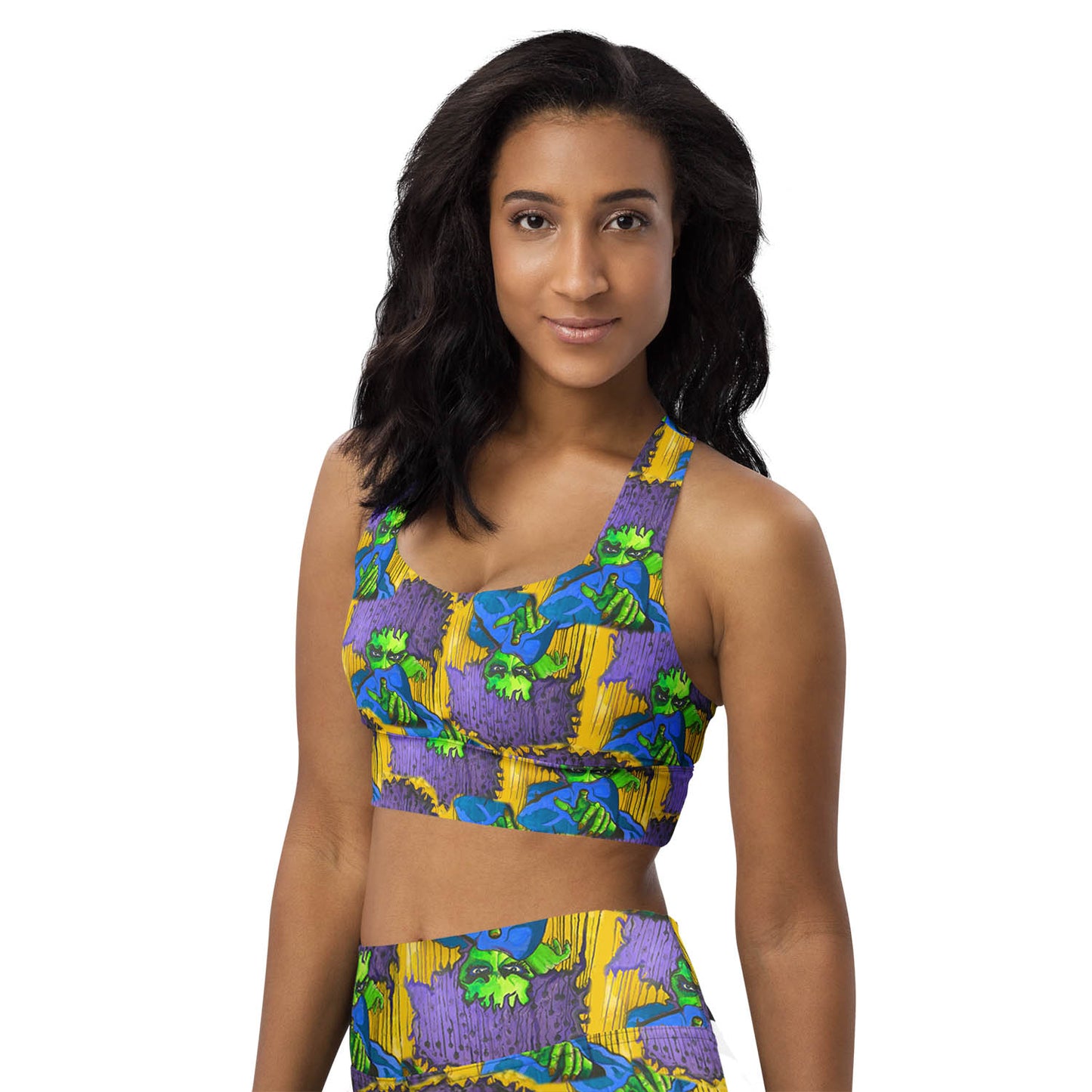 Medusa Longline sports bra