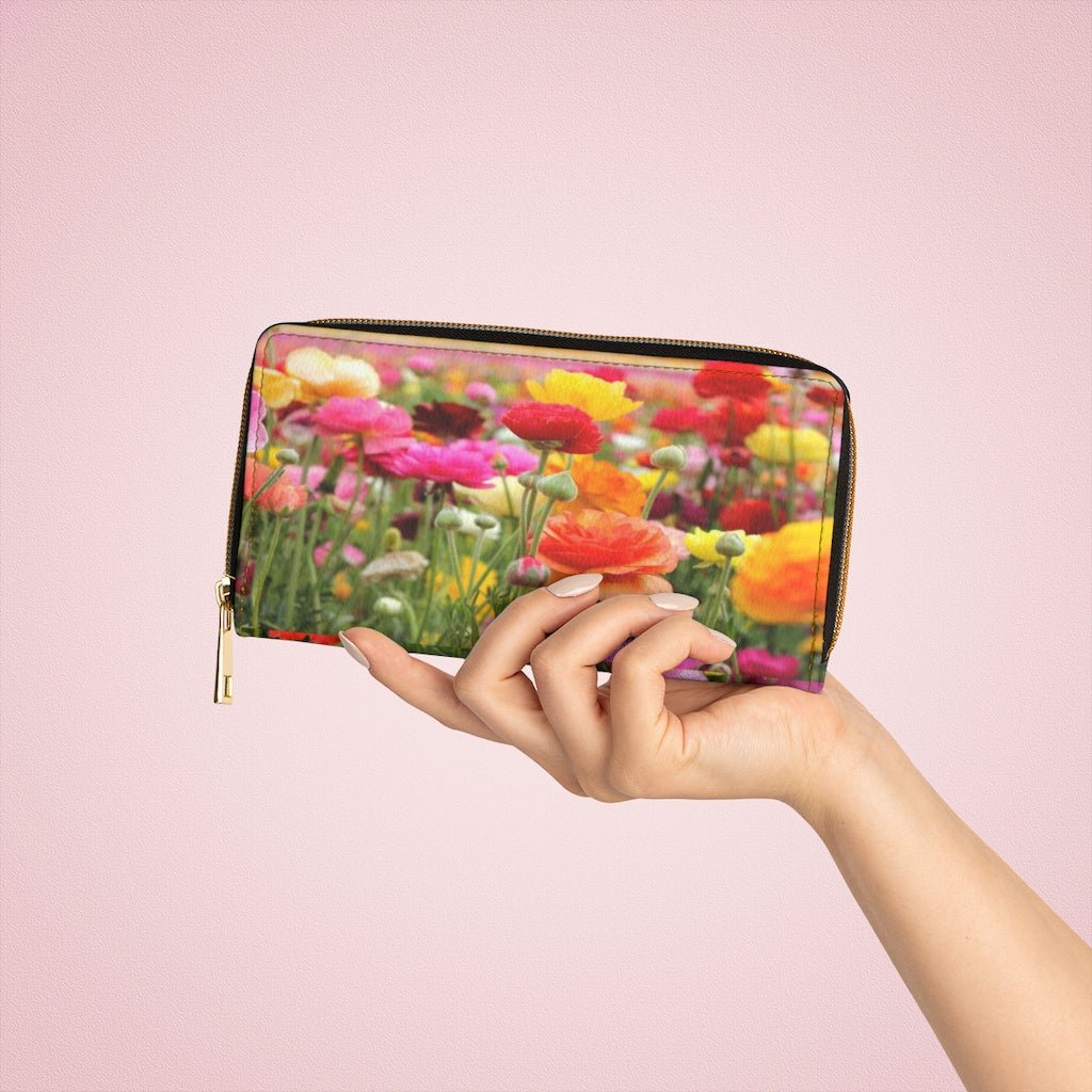 Field of Flowers - Zipper Wallet - Jeanjai