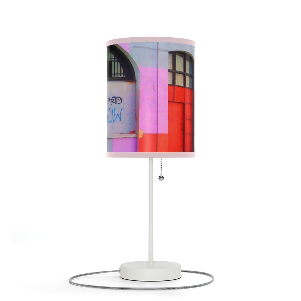 LA Graffiti Pink Ladies and Skulls - Lamp on a Stand - Jeanjai