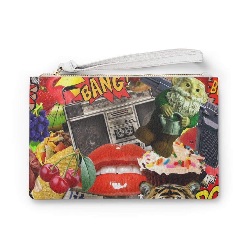 Lips, Cupcakes and BANG, Oh My - Clutch Purse - Jeanjai