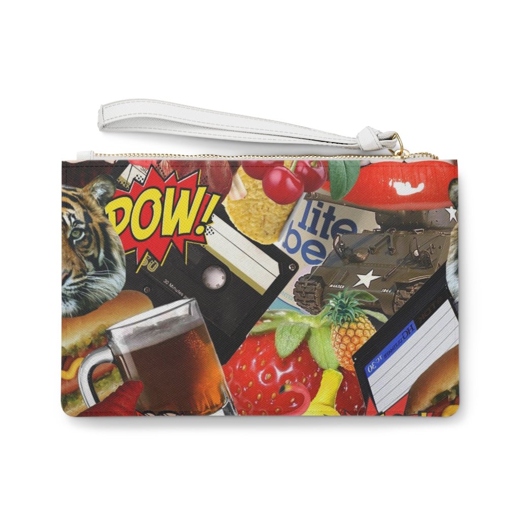 Lips, Cupcakes and BANG, Oh My - Clutch Purse - Jeanjai