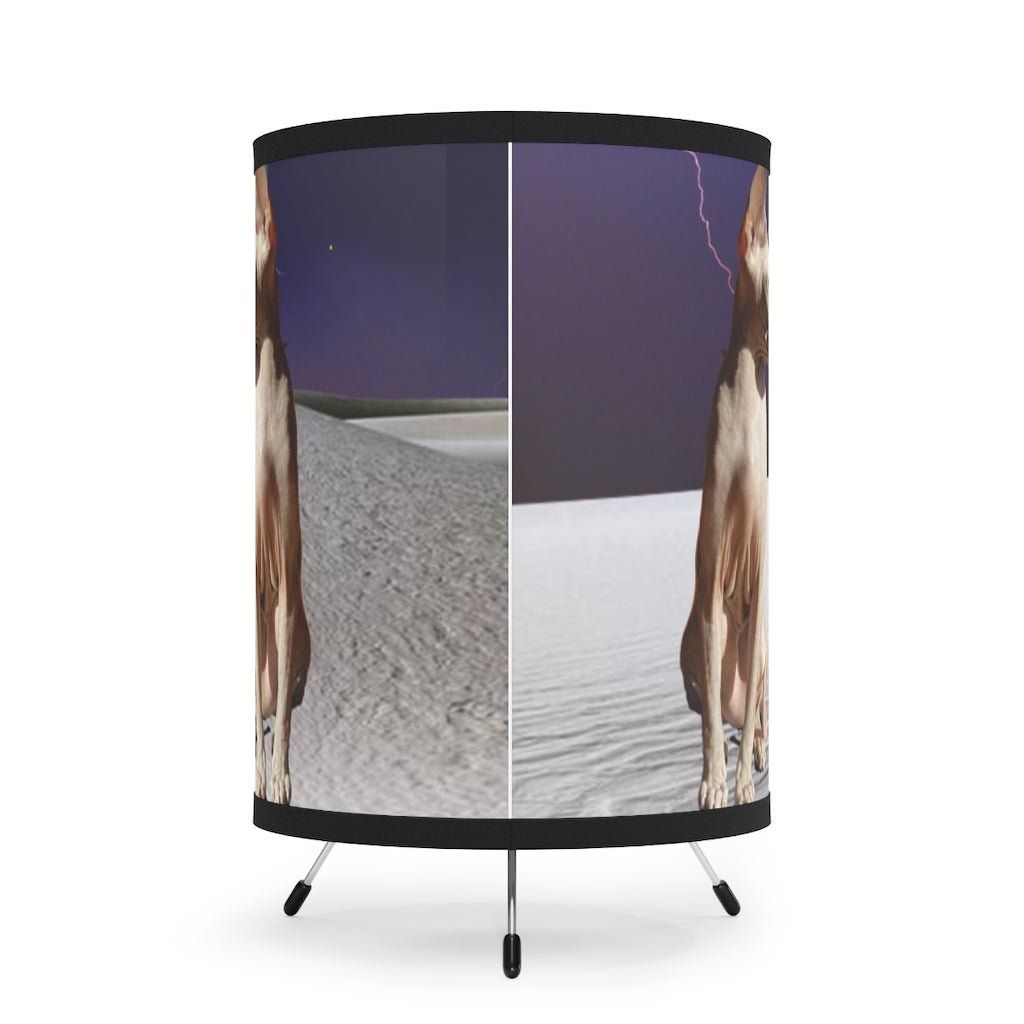 Sphynx Space Beauties - Tripod Lamp with Printed Shade - Jeanjai
