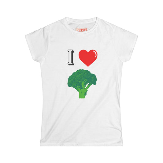 I Heart Broccoli - Women's Softstyle Veggie Tee