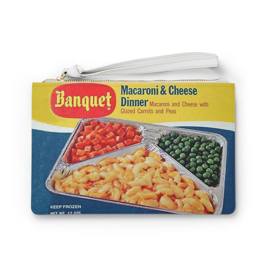 Vintage Macaroni & Cheese TV Dinner - Clutch Purse