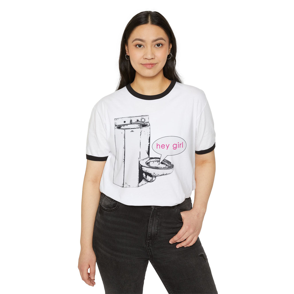 Toilet Talkin' - Unisex Cotton Ringer T-Shirt