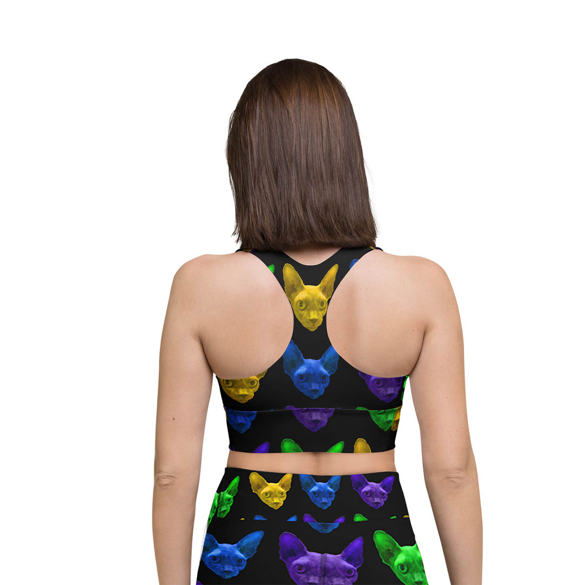 Sphynx Love Longline Sports Bra (XS-3XL)