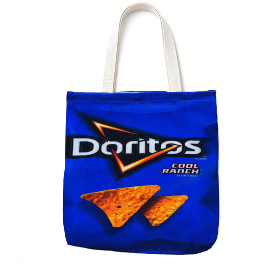 Canvas Tote Printed in Doritos Cool Ranch