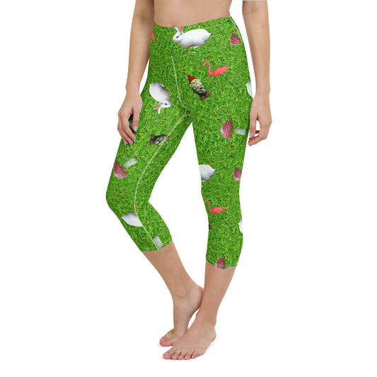 Life in the Garden Capri Workout Leggings