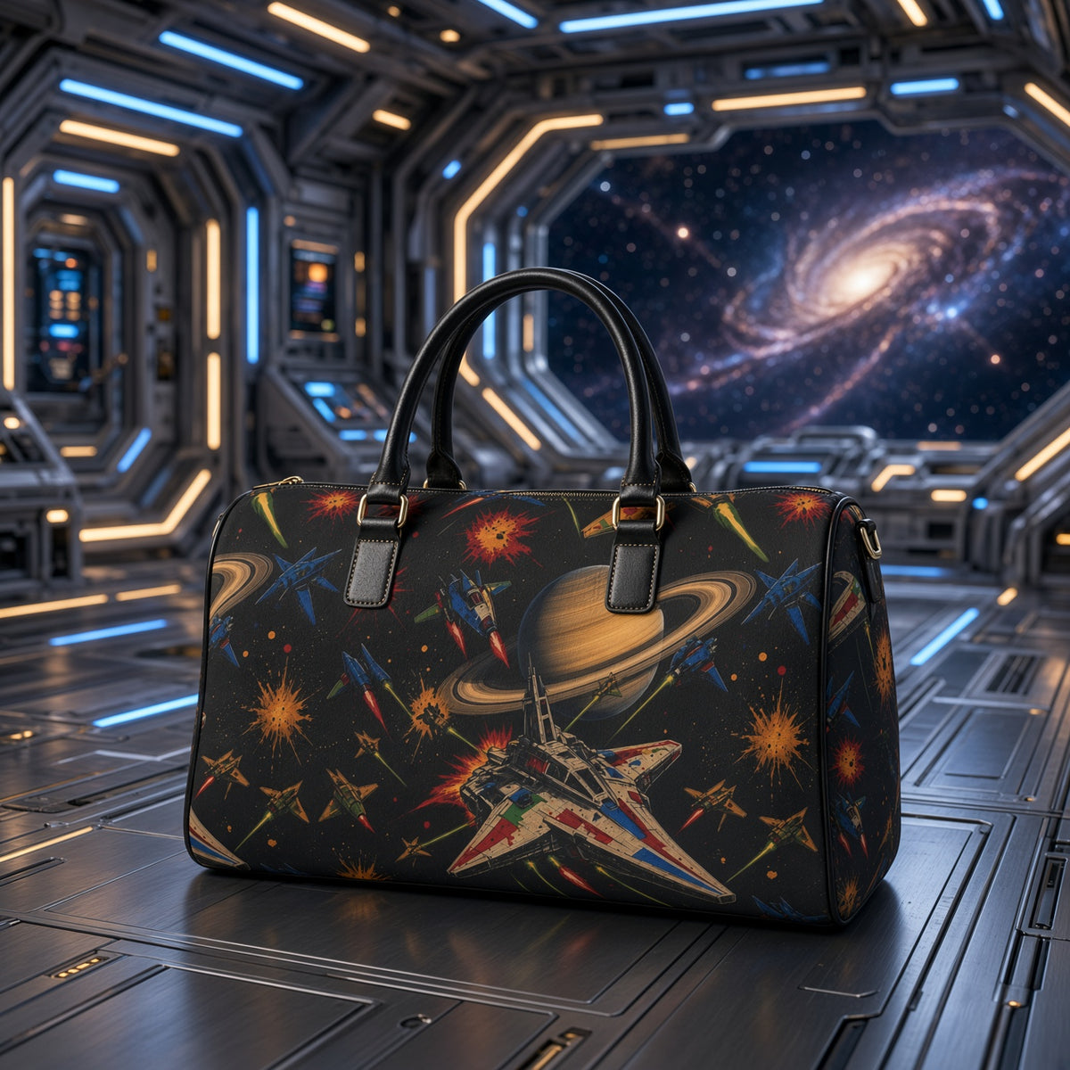 Retro Cosmic Combat Bag
