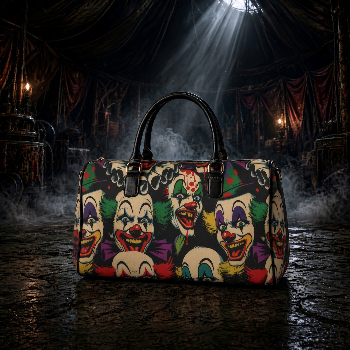 Nightmare Carnival Clown Small Weekender