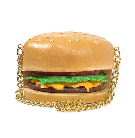 Cheeseburger with Lettuce and Tomato Purse