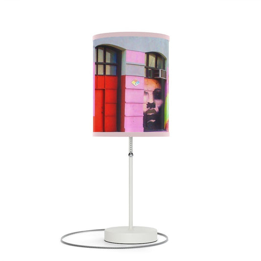 LA Graffiti Pink Ladies and Skulls - Lamp on a Stand - Jeanjai