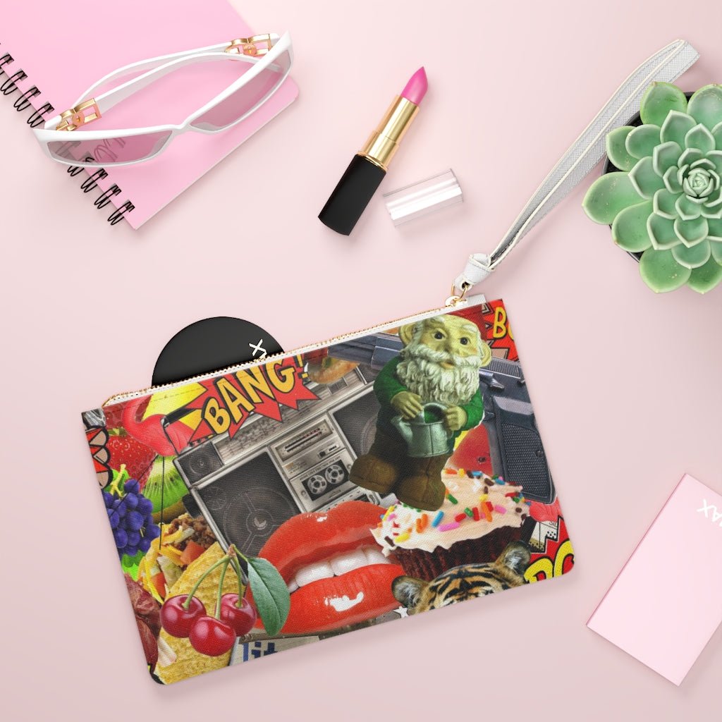 Lips, Cupcakes and BANG, Oh My - Clutch Purse - Jeanjai