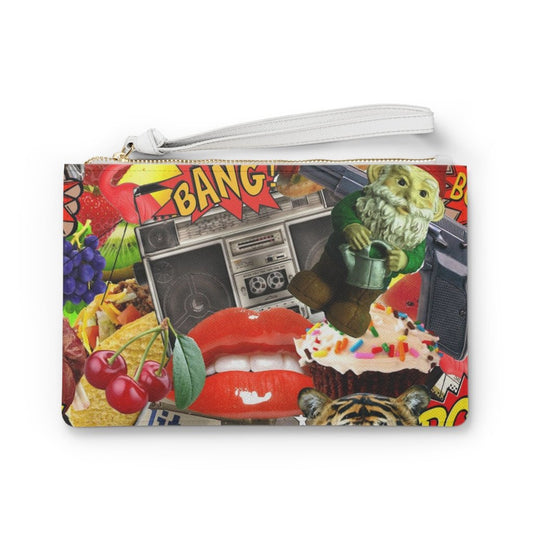 Lips, Cupcakes and BANG, Oh My - Clutch Purse - Jeanjai
