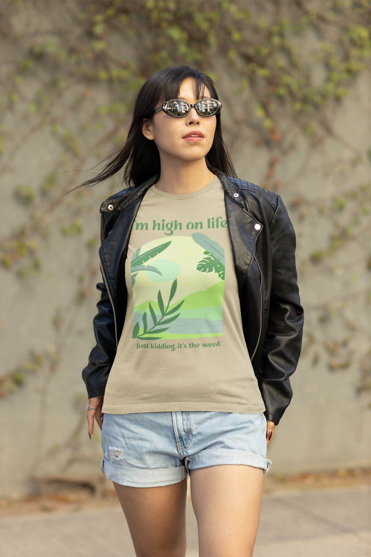 I'm High on Life, Just Kidding It's the Weed Women's Tee