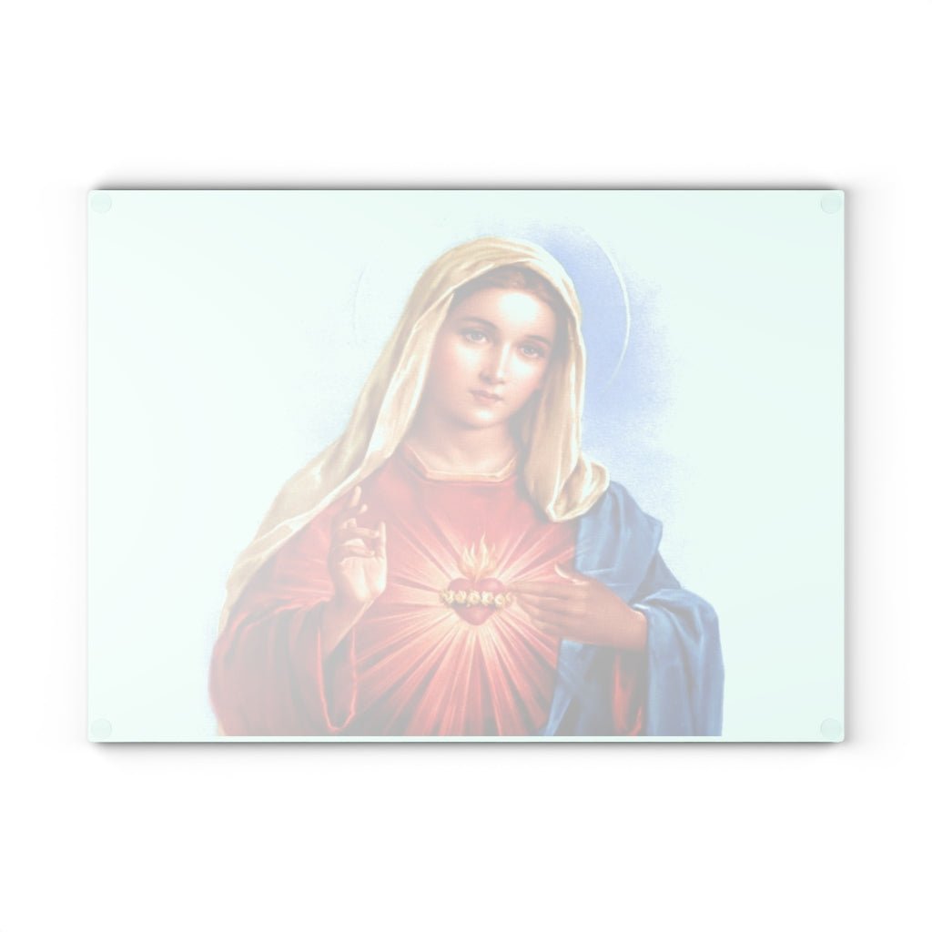 Virgin Mary - Glass Cutting Board - Jeanjai